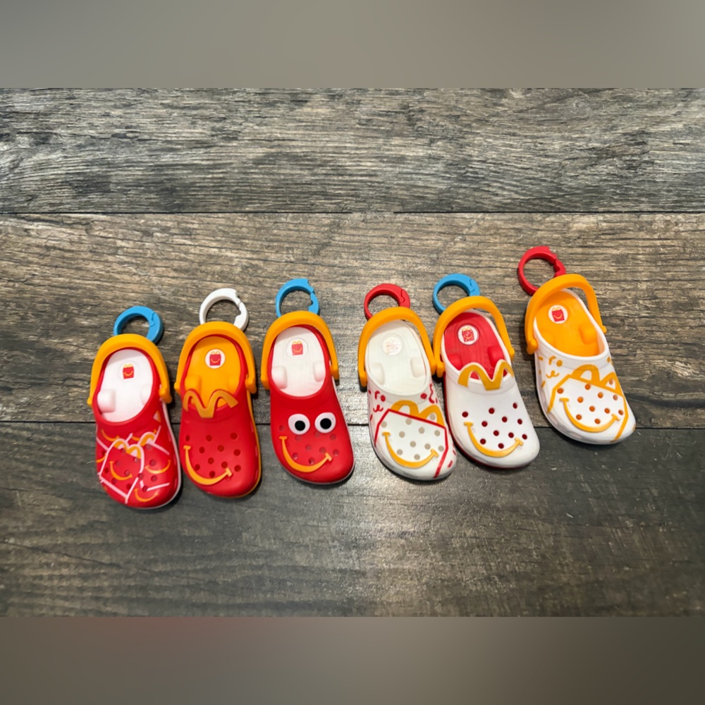McDonald’s Crocs Happy Meal Toy Set Collection 6 Mini Shoes